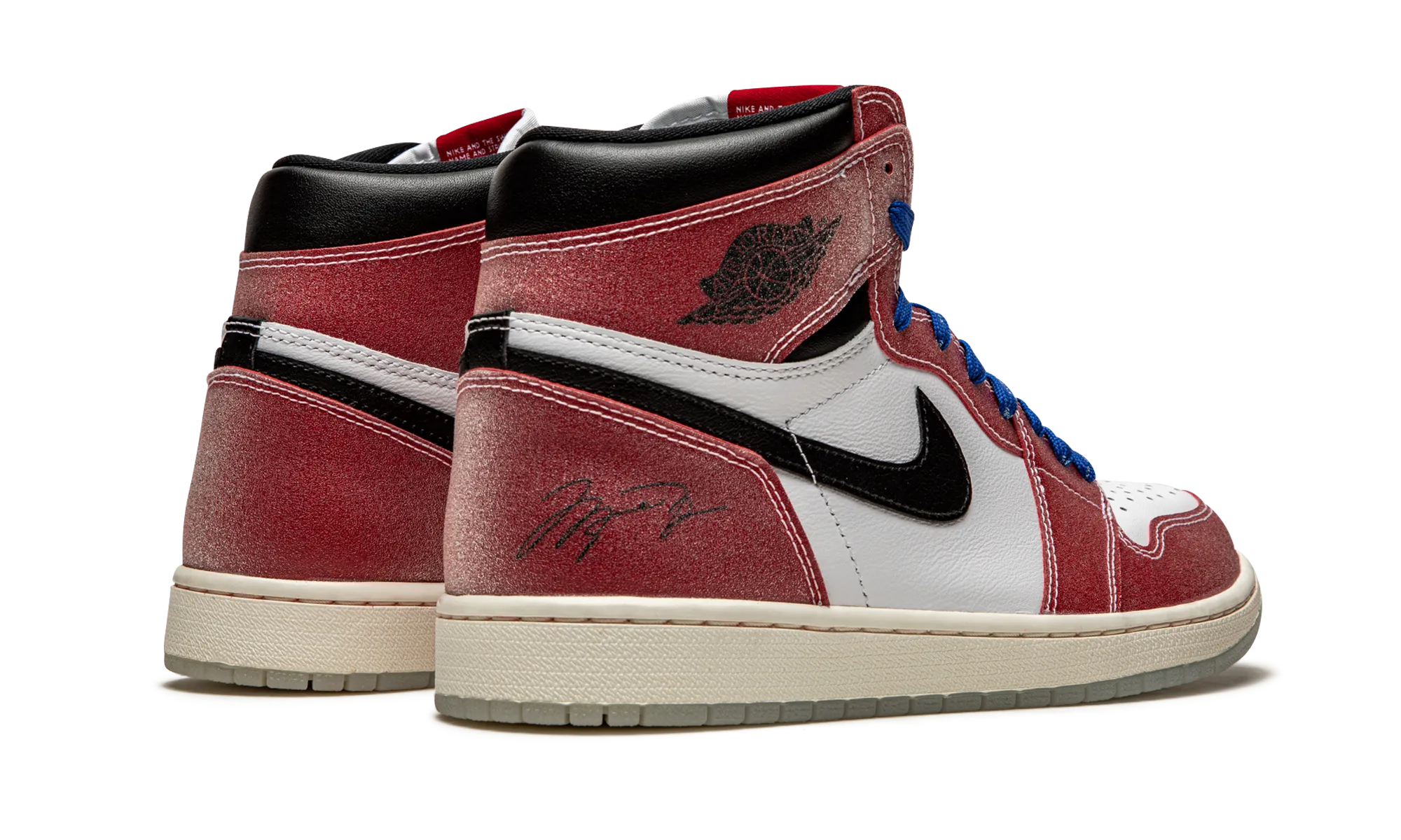 Adjustable Design City Stroll Air Jordan 1 Retro High OG "Trophy Room - With Blue Laces"