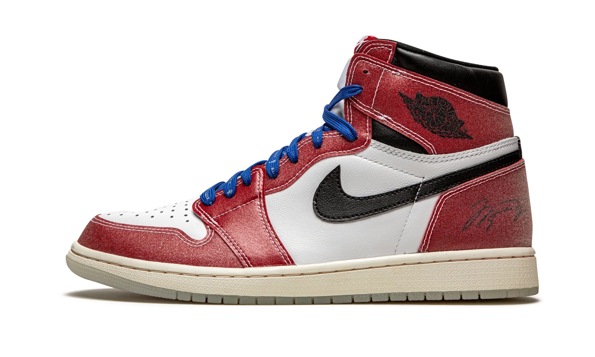 Comfort Fit Design Air Jordan 1 Retro High OG "Trophy Room - With Blue Laces"