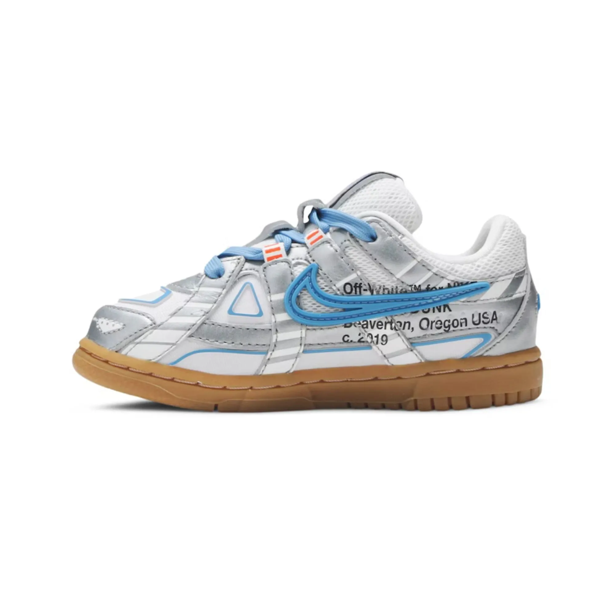 Air Rubber Dunk x Off-White 'UNC' TD Springy ride Comfortable Run