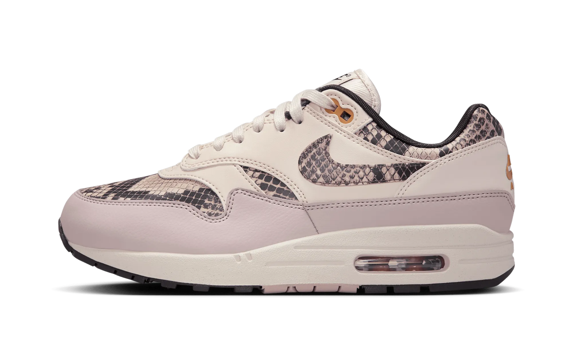 Air Max 1 WMNS "Snakeskin Light Orewood Brown" arch - support - system shoes running for speed