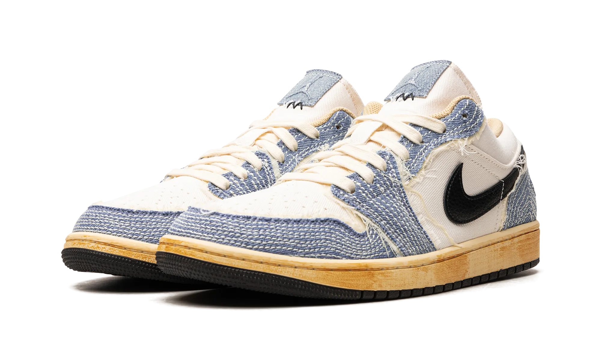 Bendable Outsole Non Restrictive Fit Air Jordan 1 Low SE "Sashiko Denim"
