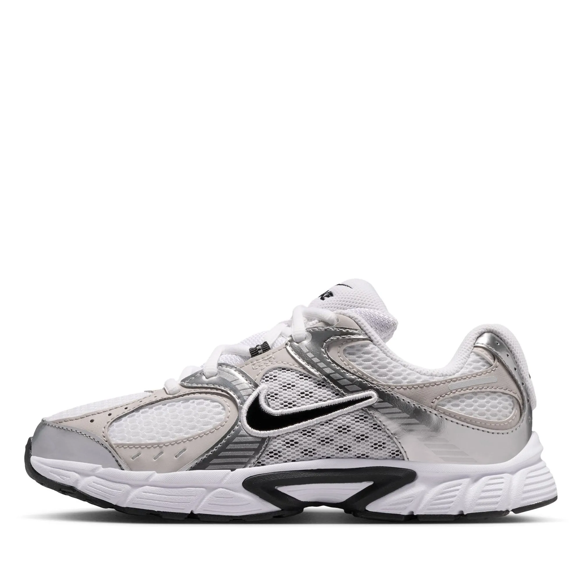 Supportive Heel Counter Minimal Look Nike V5 RNR (GS) - White/Vast Grey