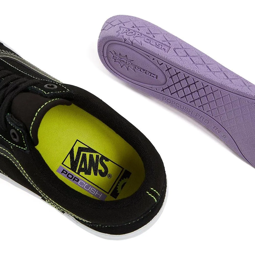Vans BMX Old Skool - Black/Neon Yellow Lace   Up Slip   On Design