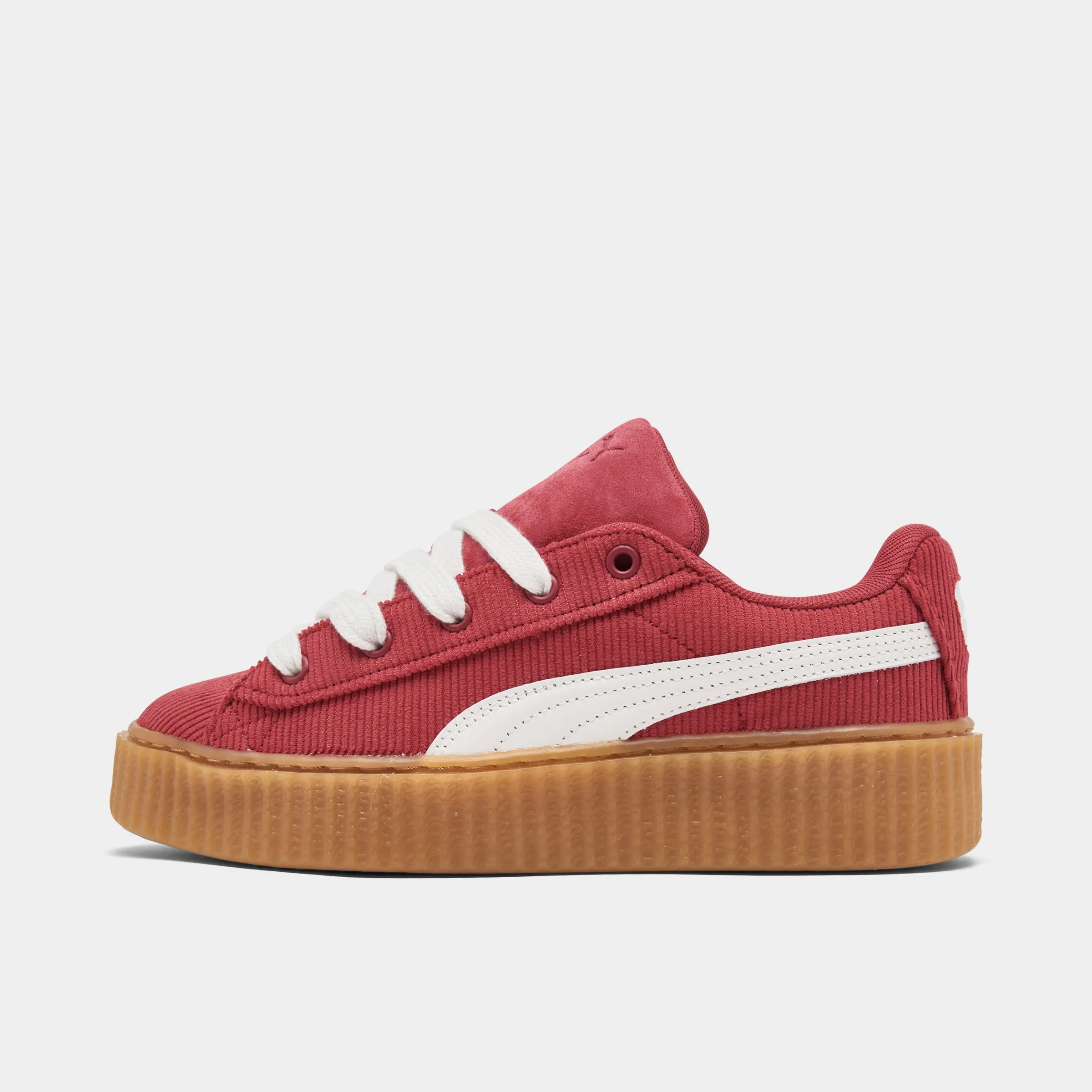 Meadow Hike Stay Stylish PUMA x FENTY Juniors' Creeper Phatty Corduroy Club Red / Warm White - Gum