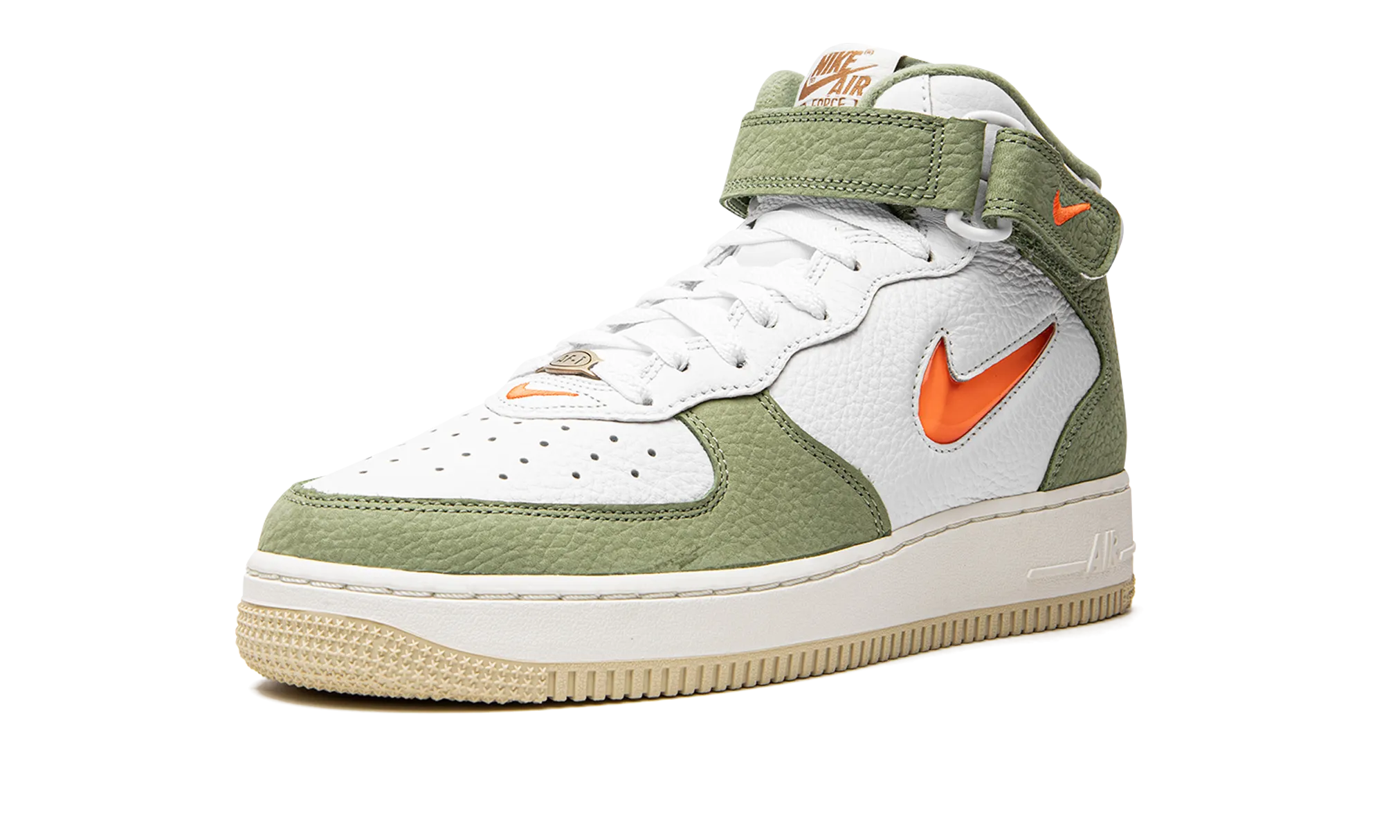 Air Force 1 Mid QS "Jewel Oil Green" Comfort Grip hard sole