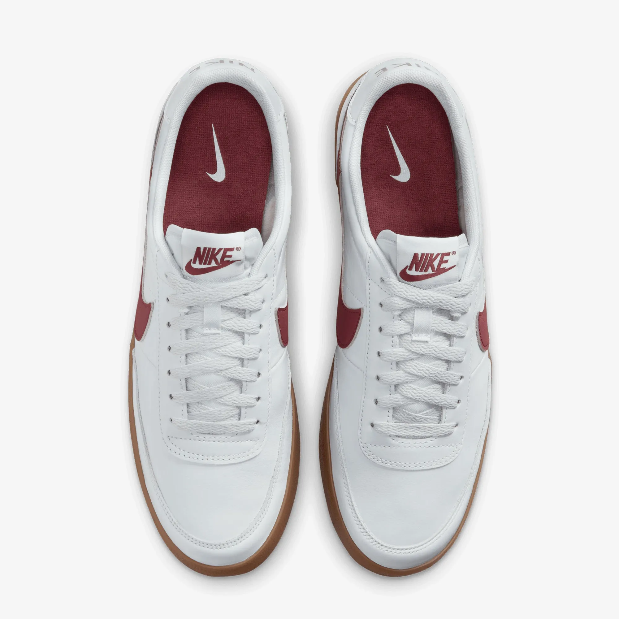 Comfort Outsole Nike | KILLSHOT 2 LEATHER { PURE PLATINUM/DARK TEAM RED