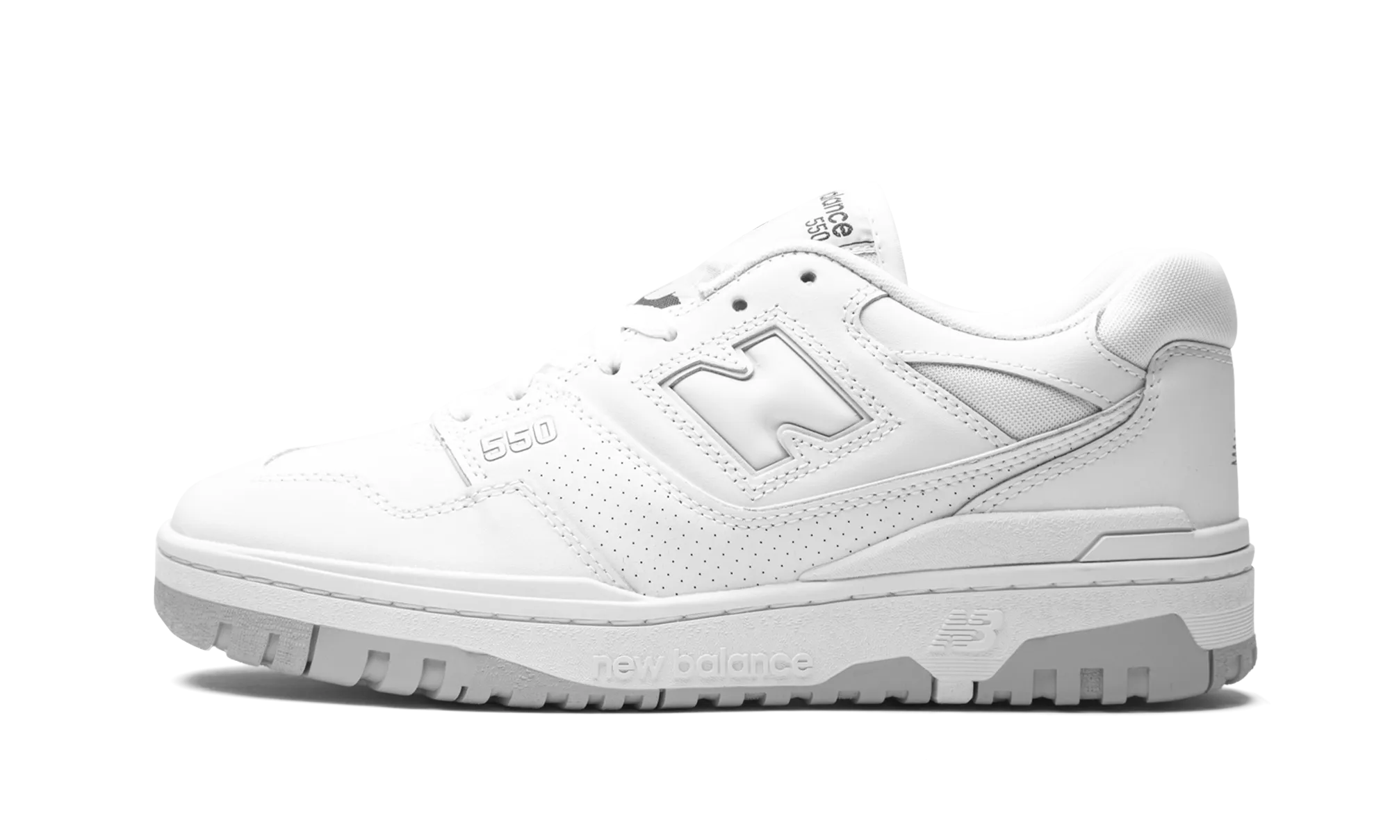 hard - wearing outsole shoes heel - cup 550 "White / Grey"