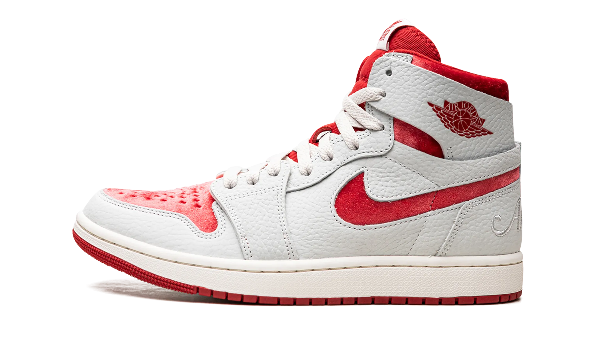 AIR JORDAN 1 ZOOM CMFT 2 WMNS "Valentine's Day" Woven Upper Built-In Lining