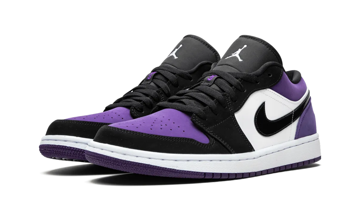 Go Fast Cool Outfit Air Jordan 1 Low "Court Purple"
