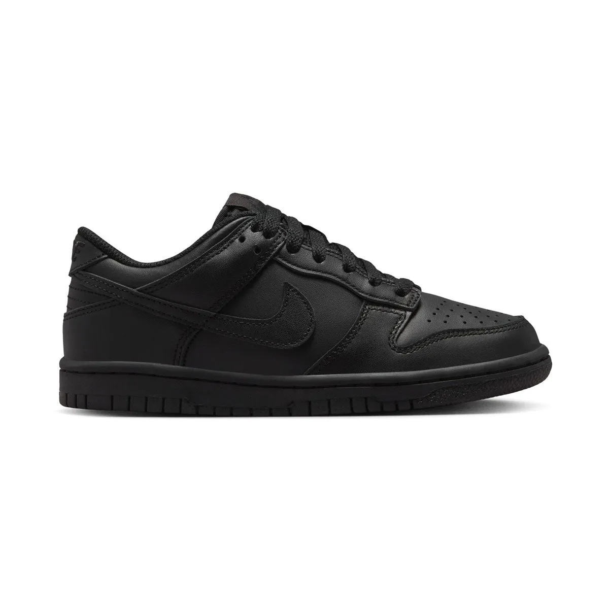 Nike Dunk Low 'Triple Black' Big Kids' Shoes casual sneakers Aerobic Flex Sole