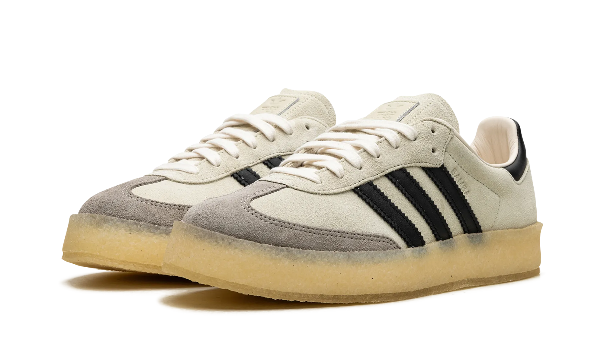 Sturdy Support 8th Street Samba "Clarks - Kith - White / Black"
