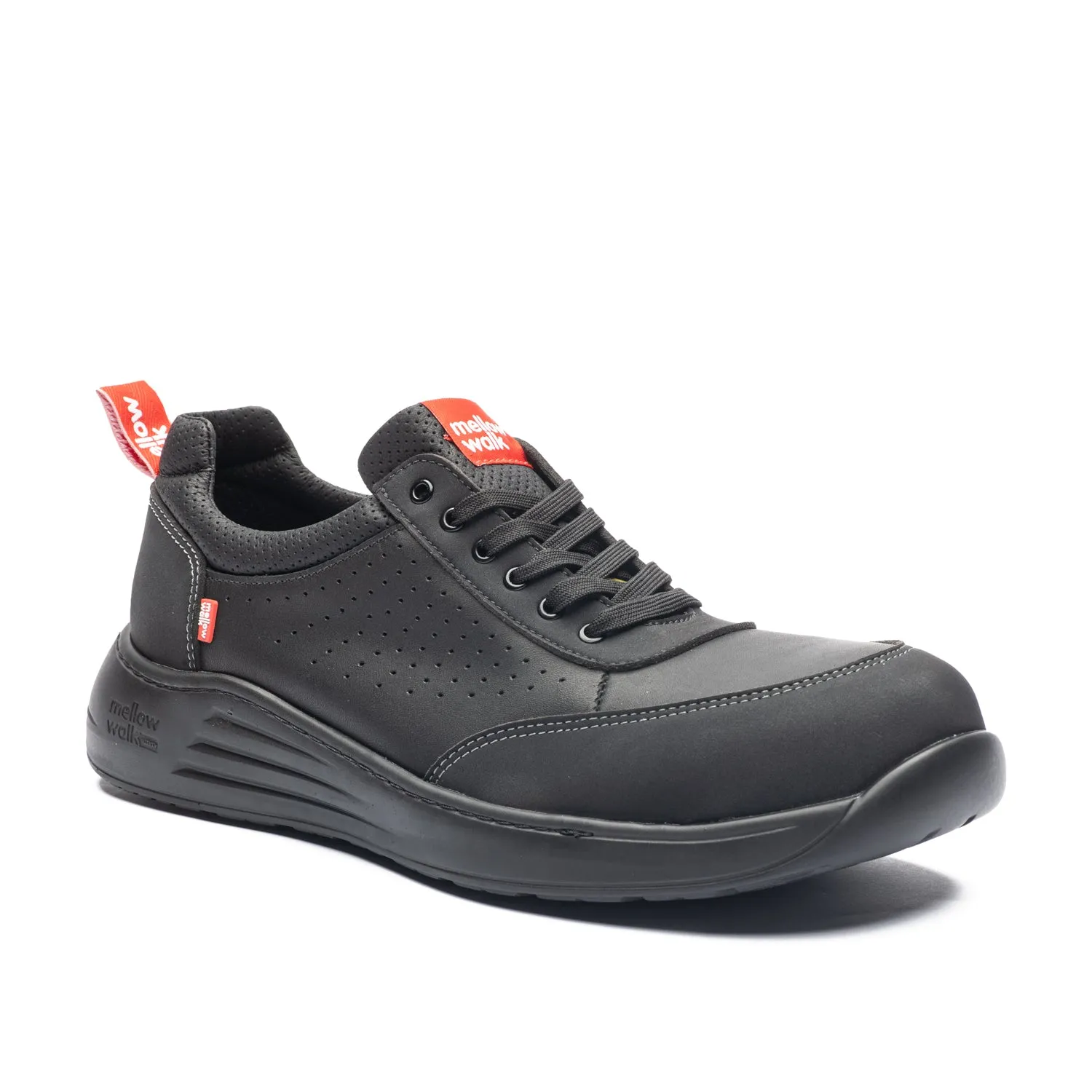 Motion Men's Composite Toe Safety Shoes 571154BLK City Friendly Lightweight Construction