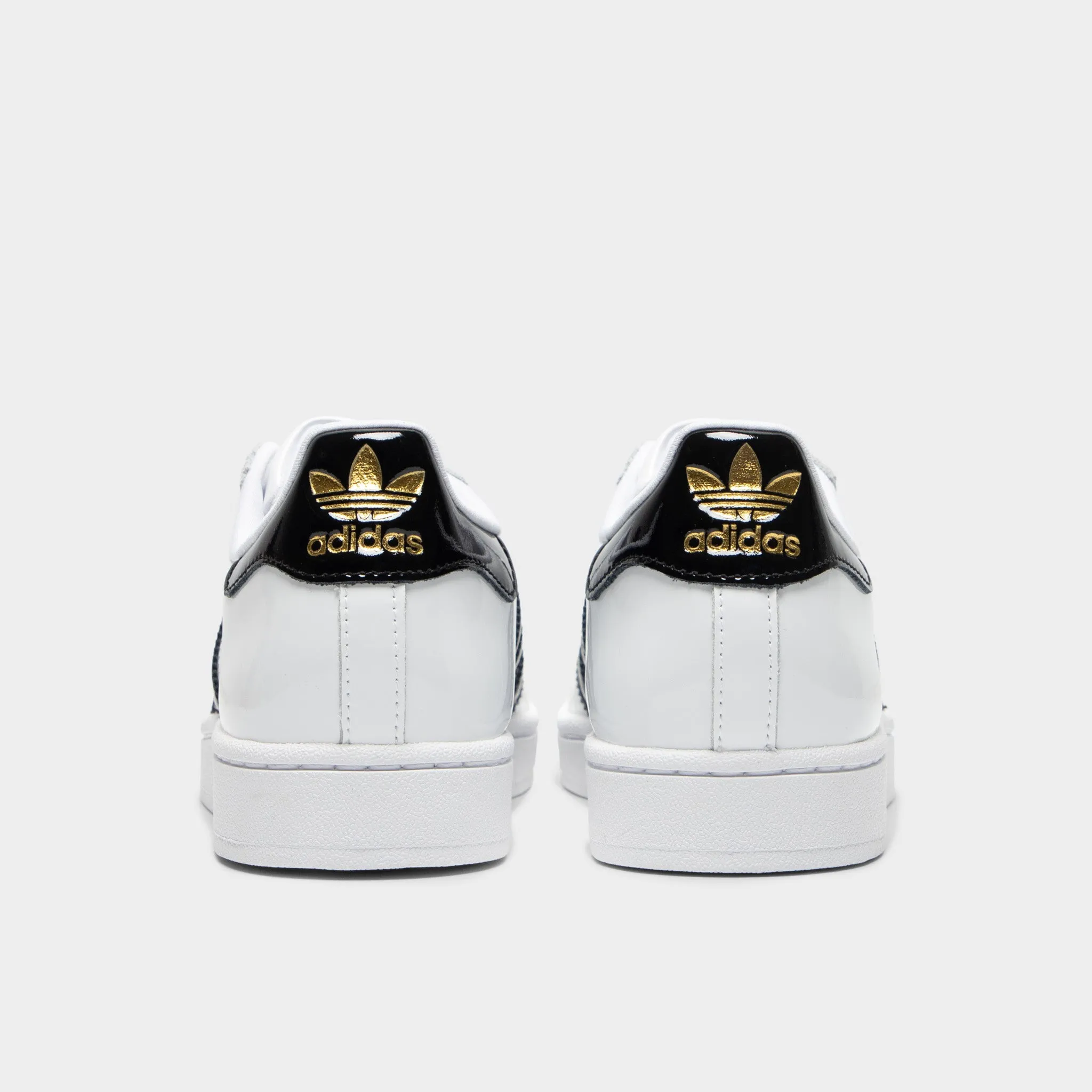 adidas Women's Superstar II White / Core Black - Gold Metallic Agile Fit