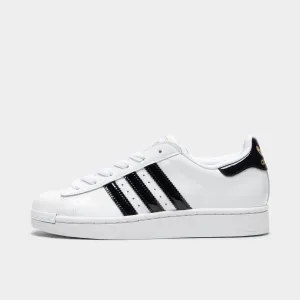 adidas Women's Superstar II White / Core Black - Gold Metallic Track ready