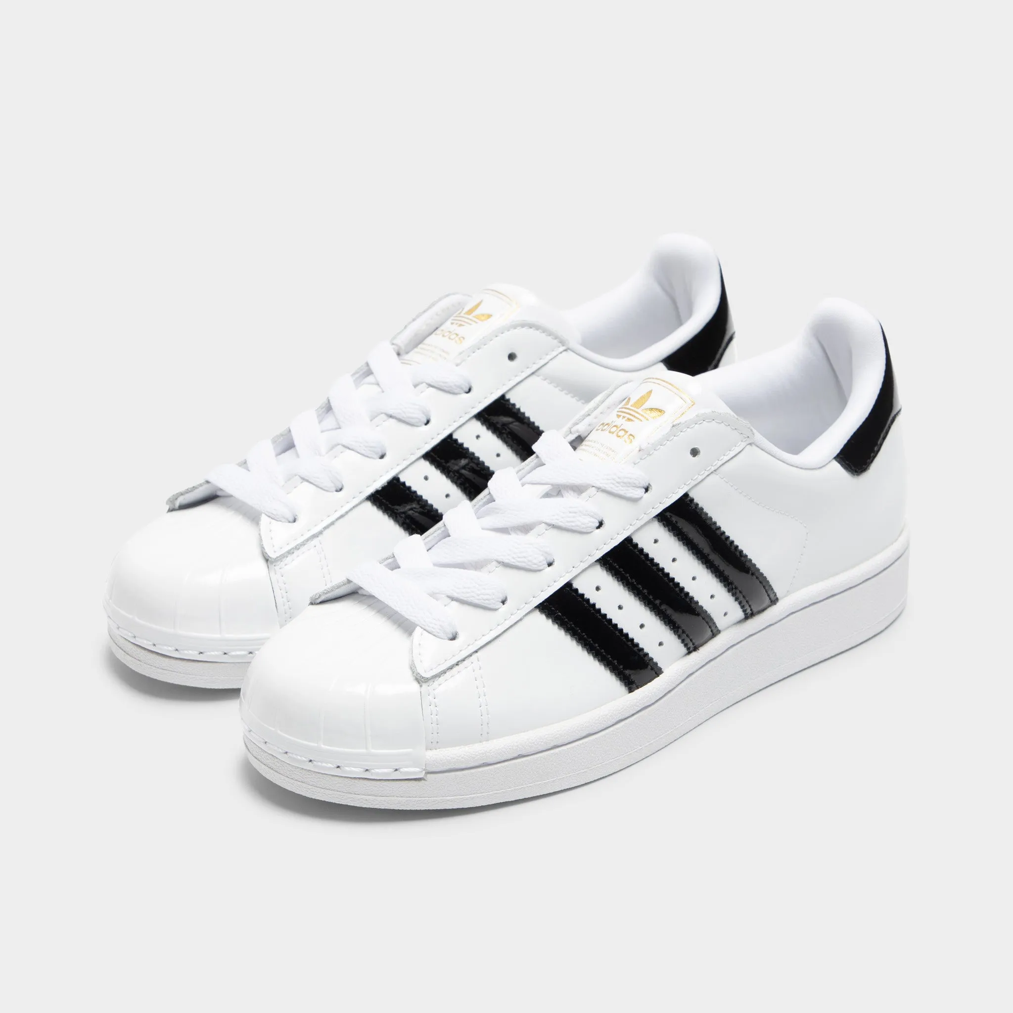 Tensile Reinforcement adidas Women's Superstar II White / Core Black - Gold Metallic
