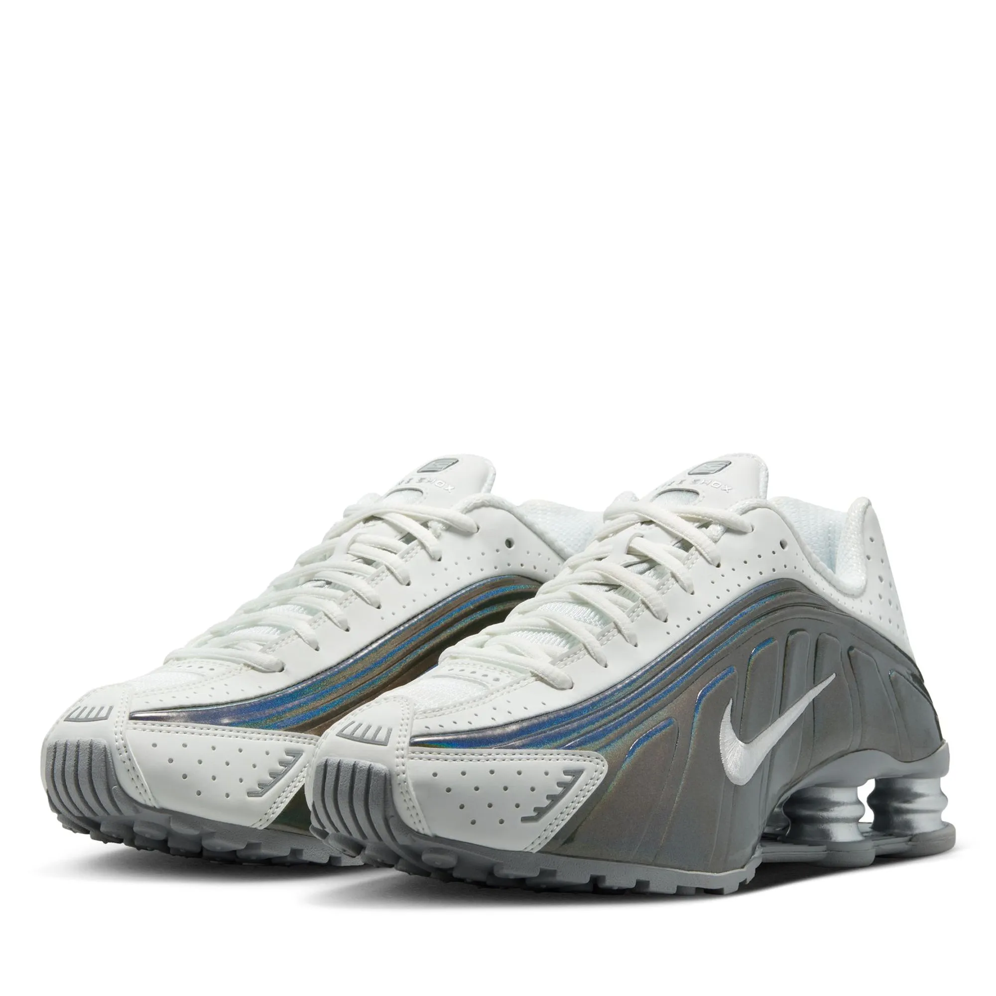 Non Toxic Components Women's Nike Shox R4 - Summit White/Hydrangeas