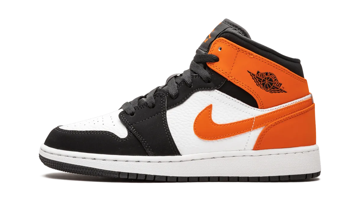 Air Jordan 1 Mid GS "Shattered Backboard" Anti Torsion Stability Variable Density Padding