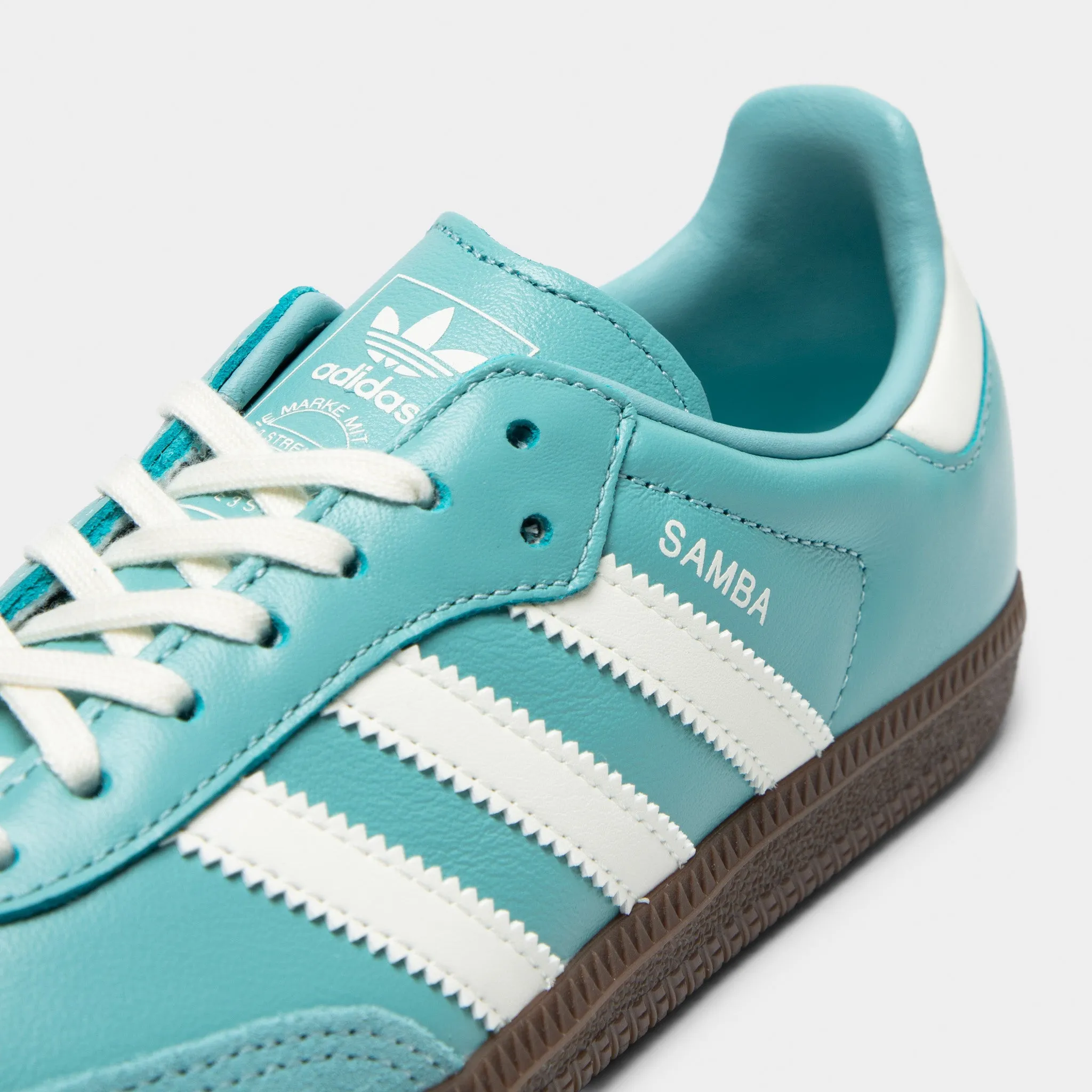SlimFit Bounce Support adidas Juniors' Samba OG Mint / Off White - Gum