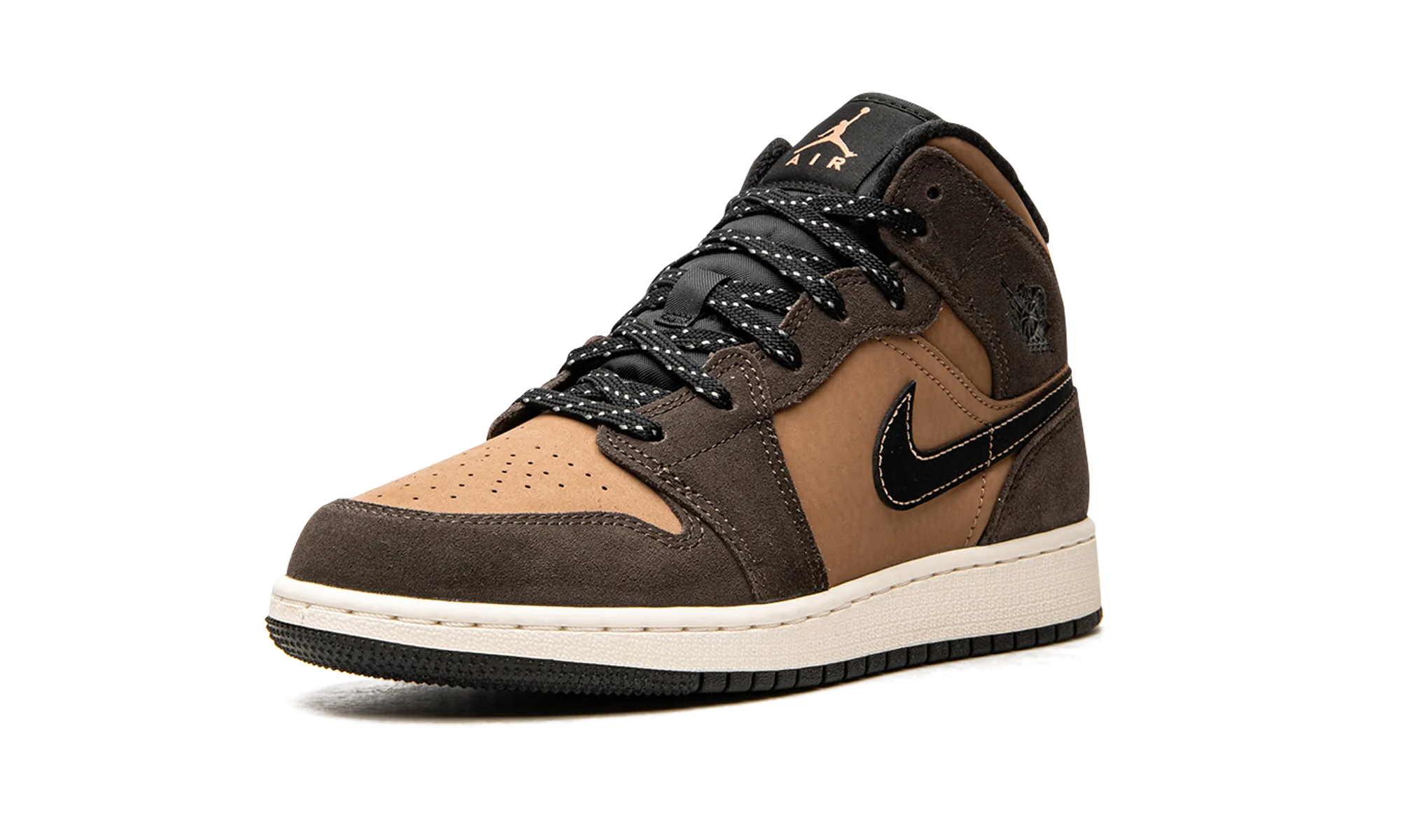Air Jordan 1 Mid SE GS "Earth Tone" Abrasion Resistant Fabric