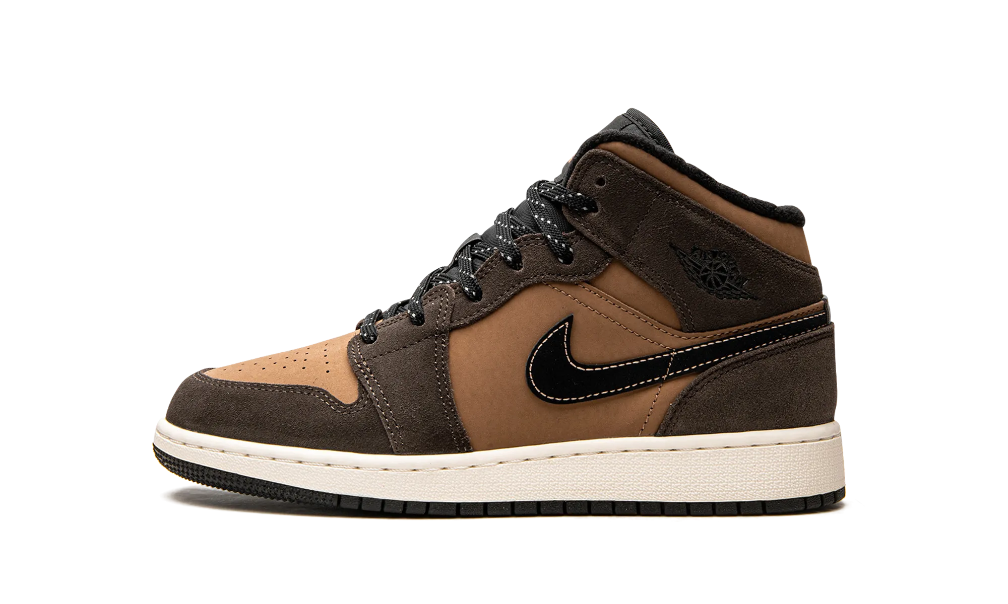 Air Jordan 1 Mid SE GS "Earth Tone" Mesh Agility Focus