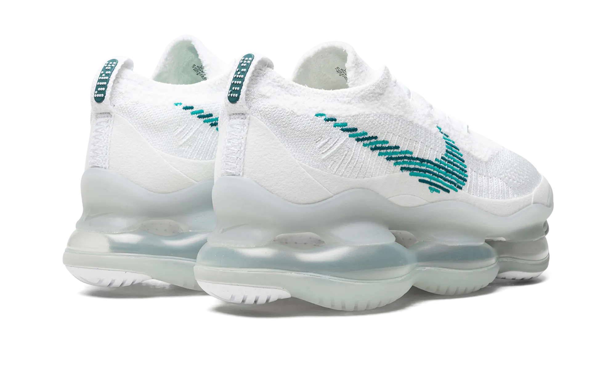 Air Max Scorpion Flyknit "White Geode Teal" style - statement heavy - duty shoes
