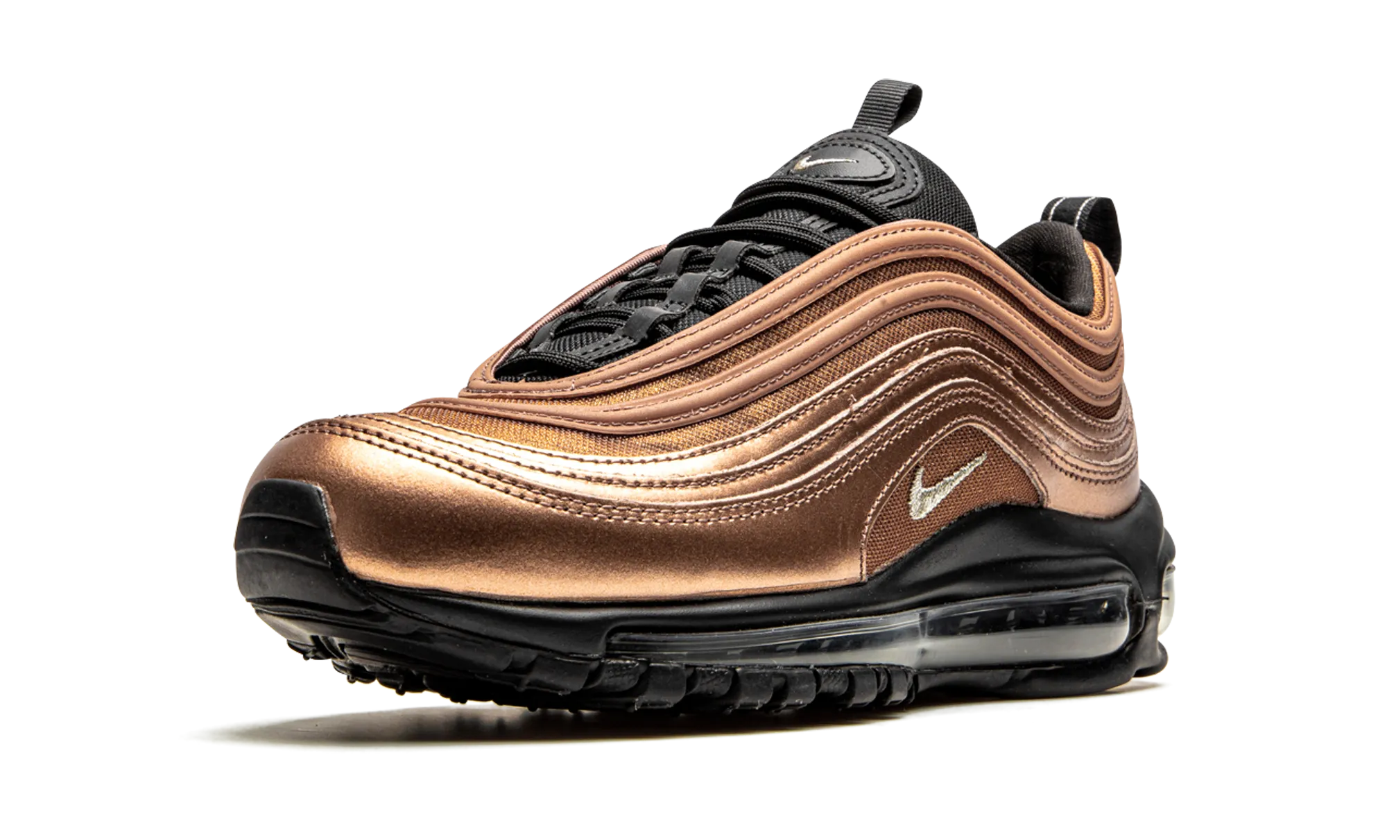 AIR MAX 97 MNS WMNS "Copper" Speed Shoes Shock absorption
