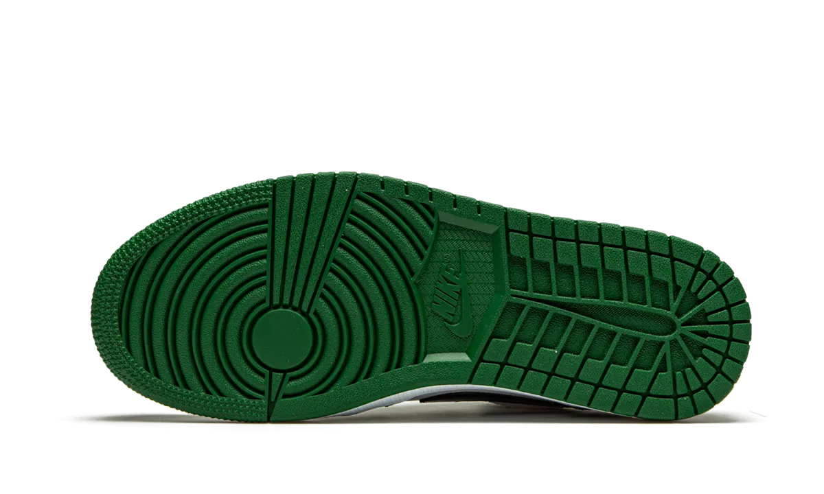 Air Jordan 1 Low "Pine Green" Microfiber Layer Impact Control