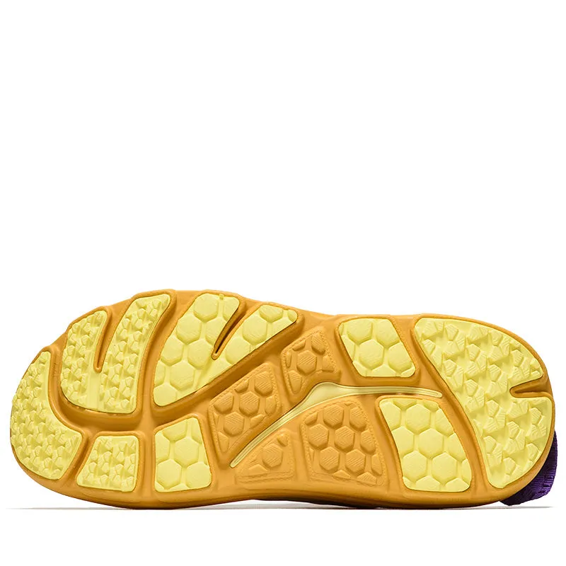 Advanced Traction Pattern Indoor style Hoka U Bondi B3LS - Flaxseed/Varsity Yellow