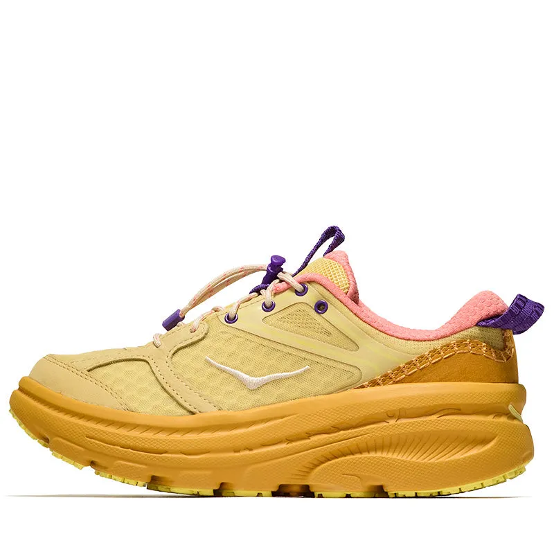 Vegan Material Temperature control Hoka U Bondi B3LS - Flaxseed/Varsity Yellow