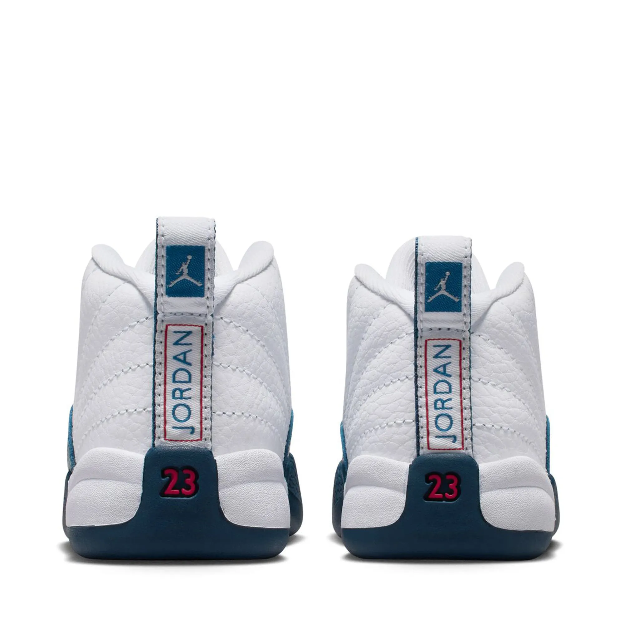 Durable Lace System Jordan 12 Retro (TD) - White/French Blue
