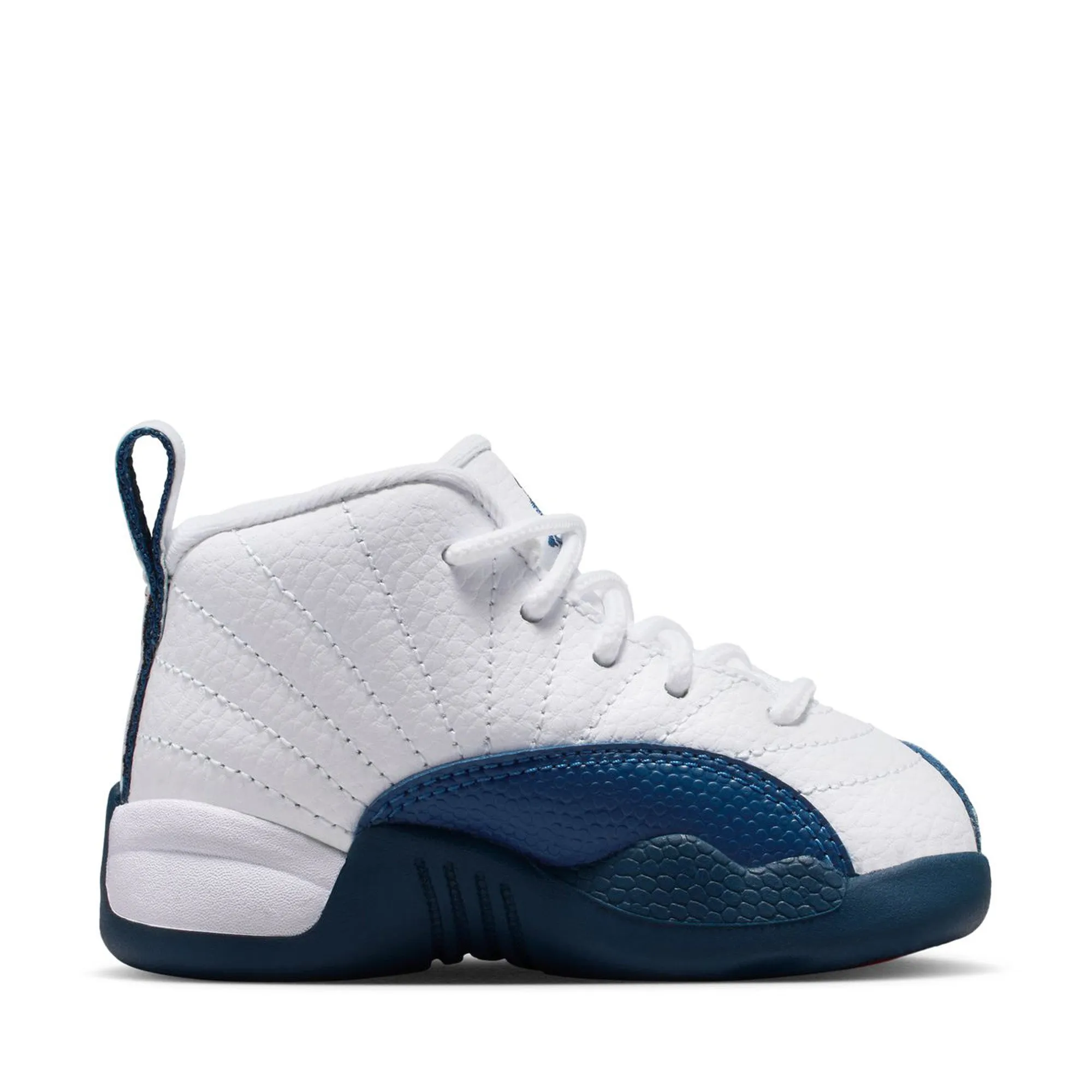 Jordan 12 Retro (TD) - White/French Blue Impact-absorbing