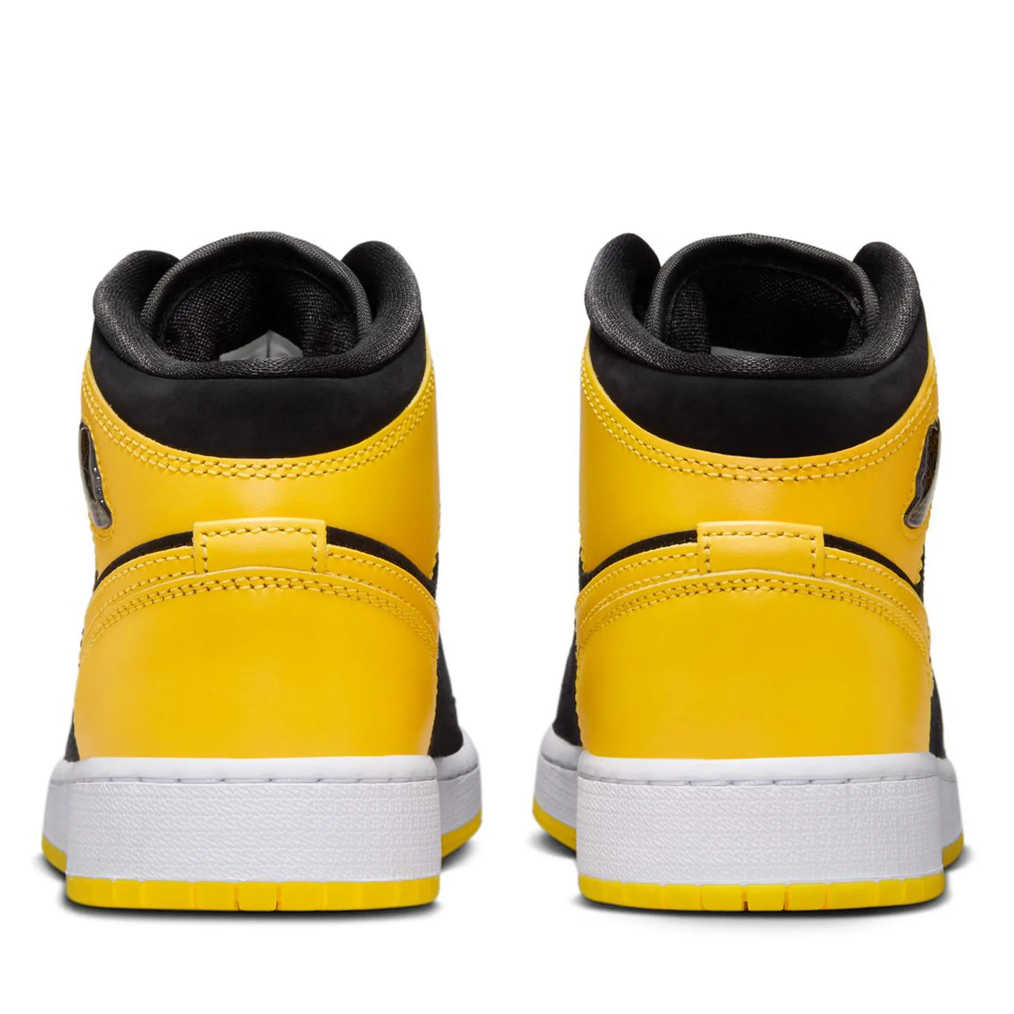 Lean Build Air Jordan 1 Mid SE (GS) - Black/Varsity Maize