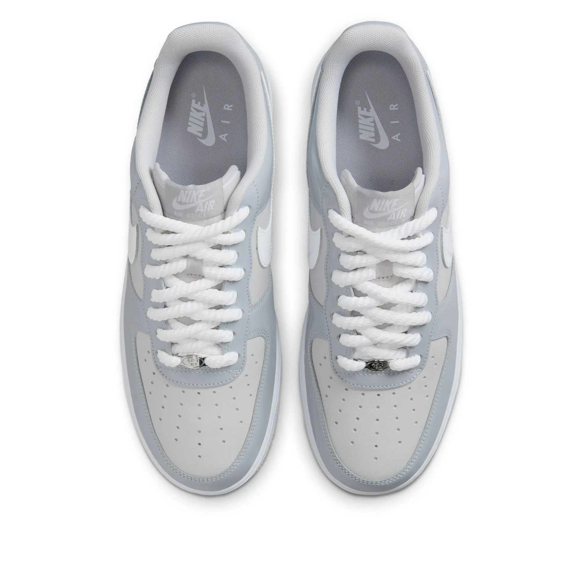 Nike Air Force 1 '07 LV8 - Wolf Grey/White Foam Support Unique grip