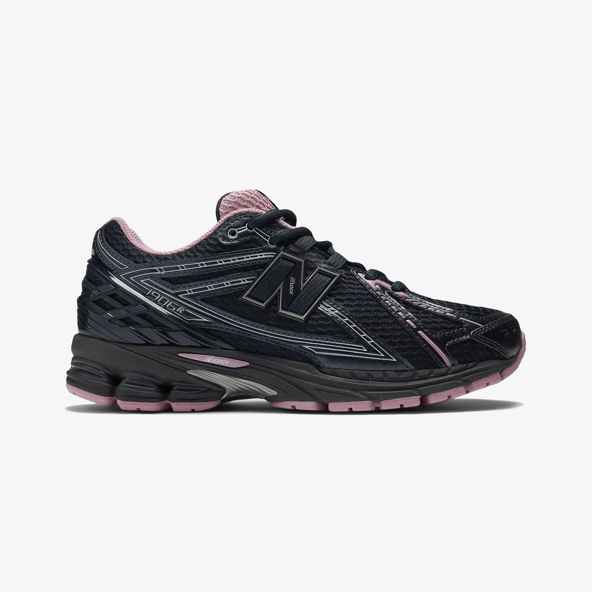 water - repellent - upper - feature shoes Speed work New Balance | 1906R { BLACK/SILVER