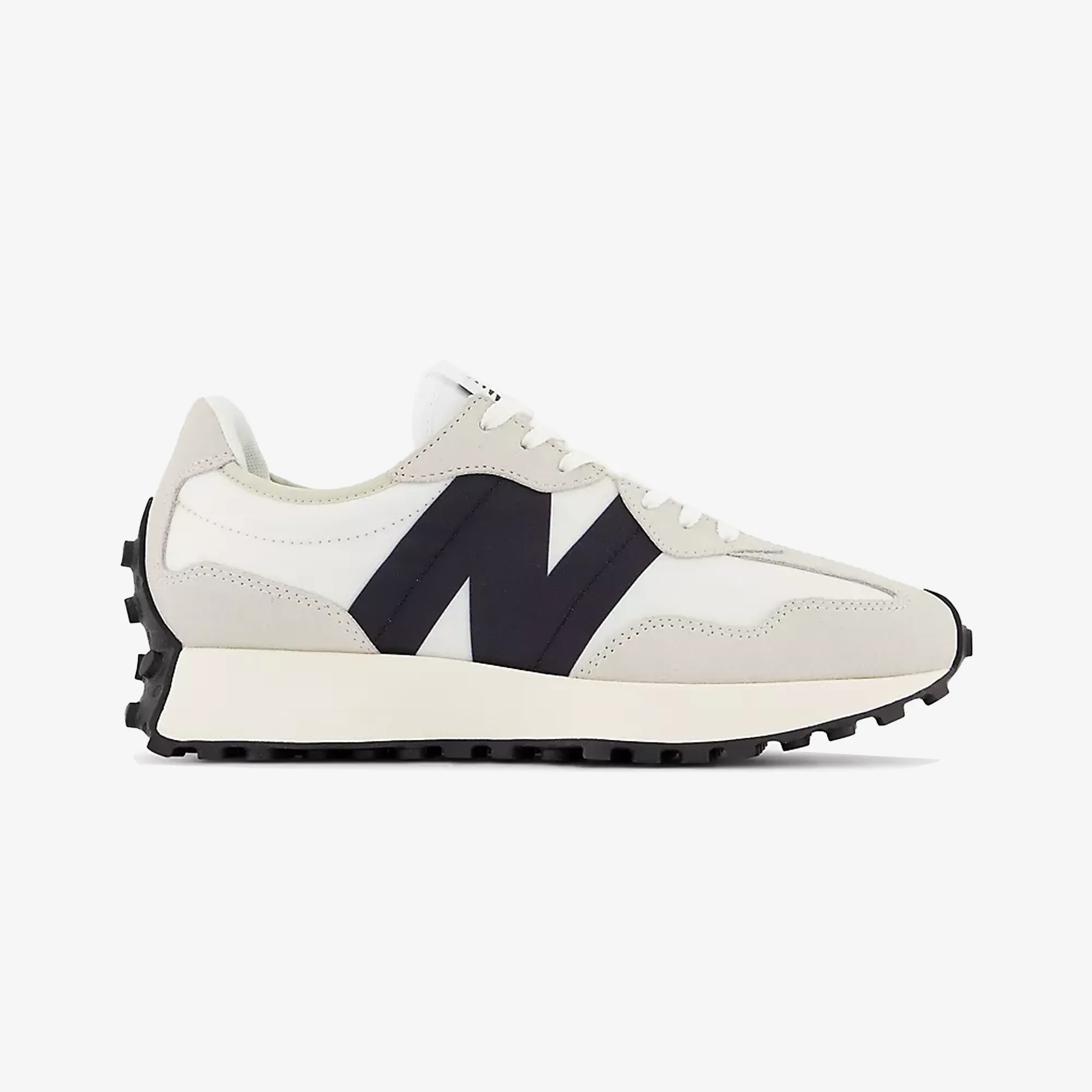 New Balance | 327 { SEA SALT/WHITE/BLACK anti - slip running shoes