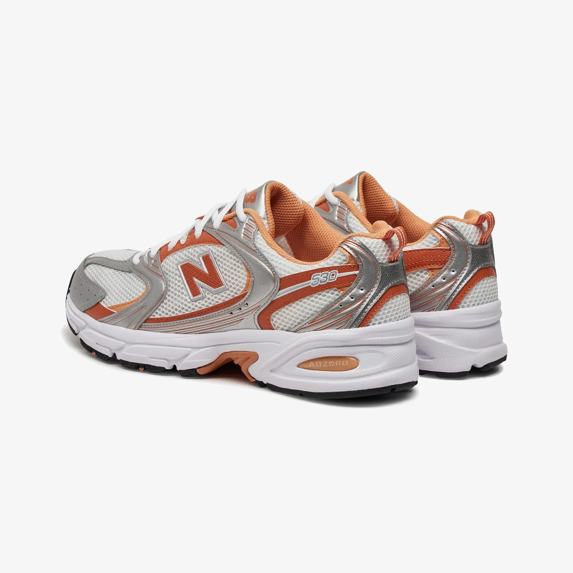 New Balance | 530 { ORANGE REFLECTION leather upper durability