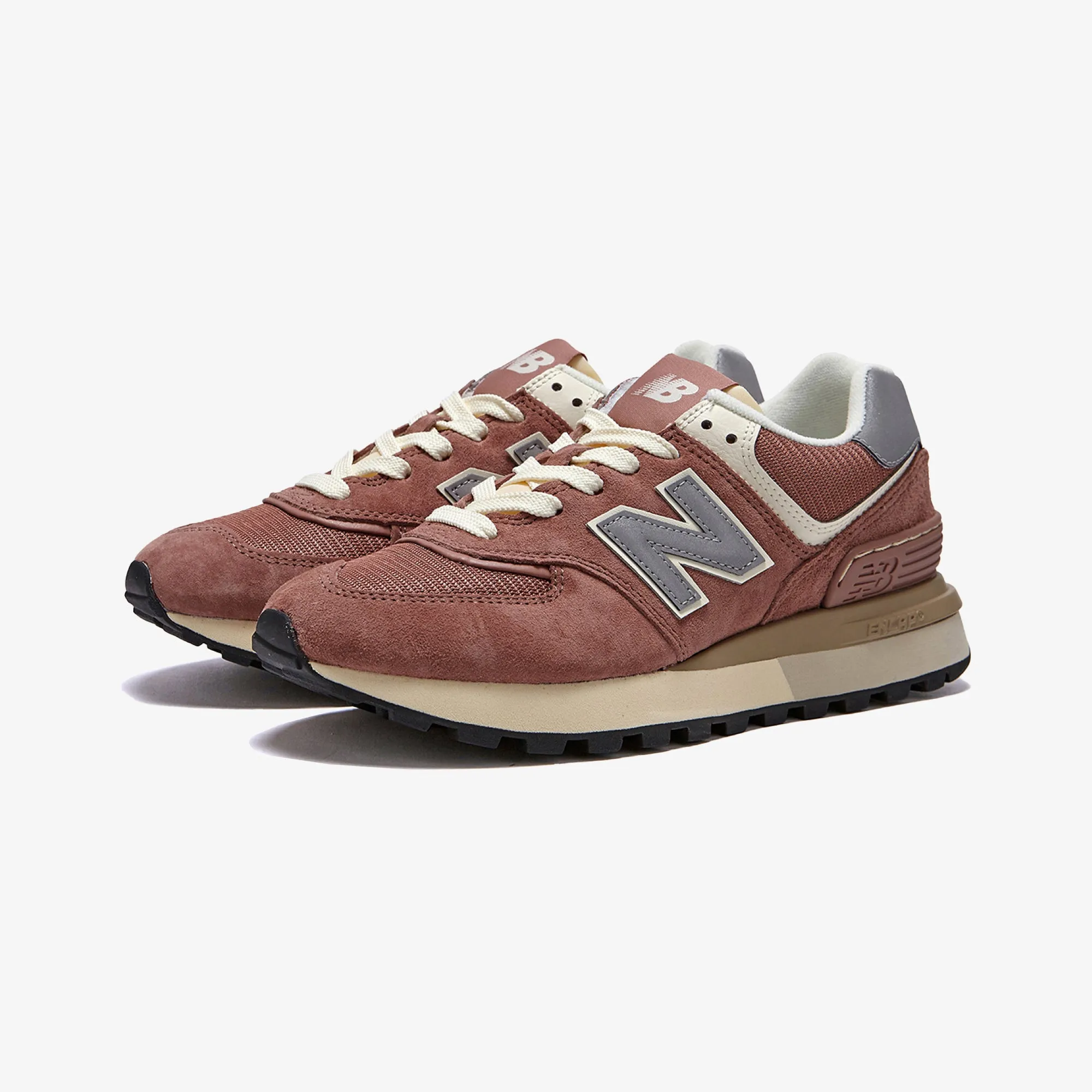 New Balance | 574 { BROWN/GREY EVA speed running shoes