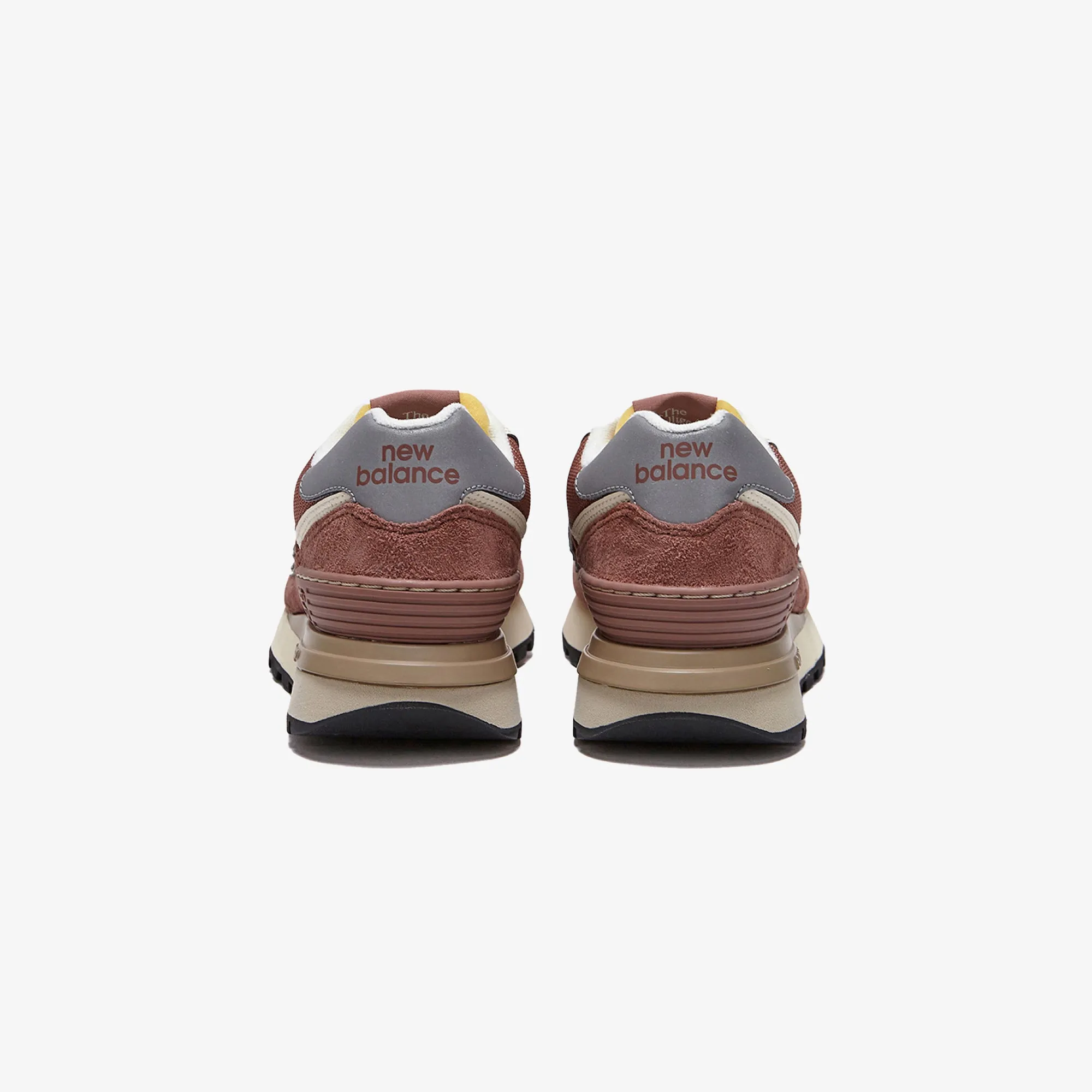 leather shoes Hiking Shoes New Balance | 574 { BROWN/GREY