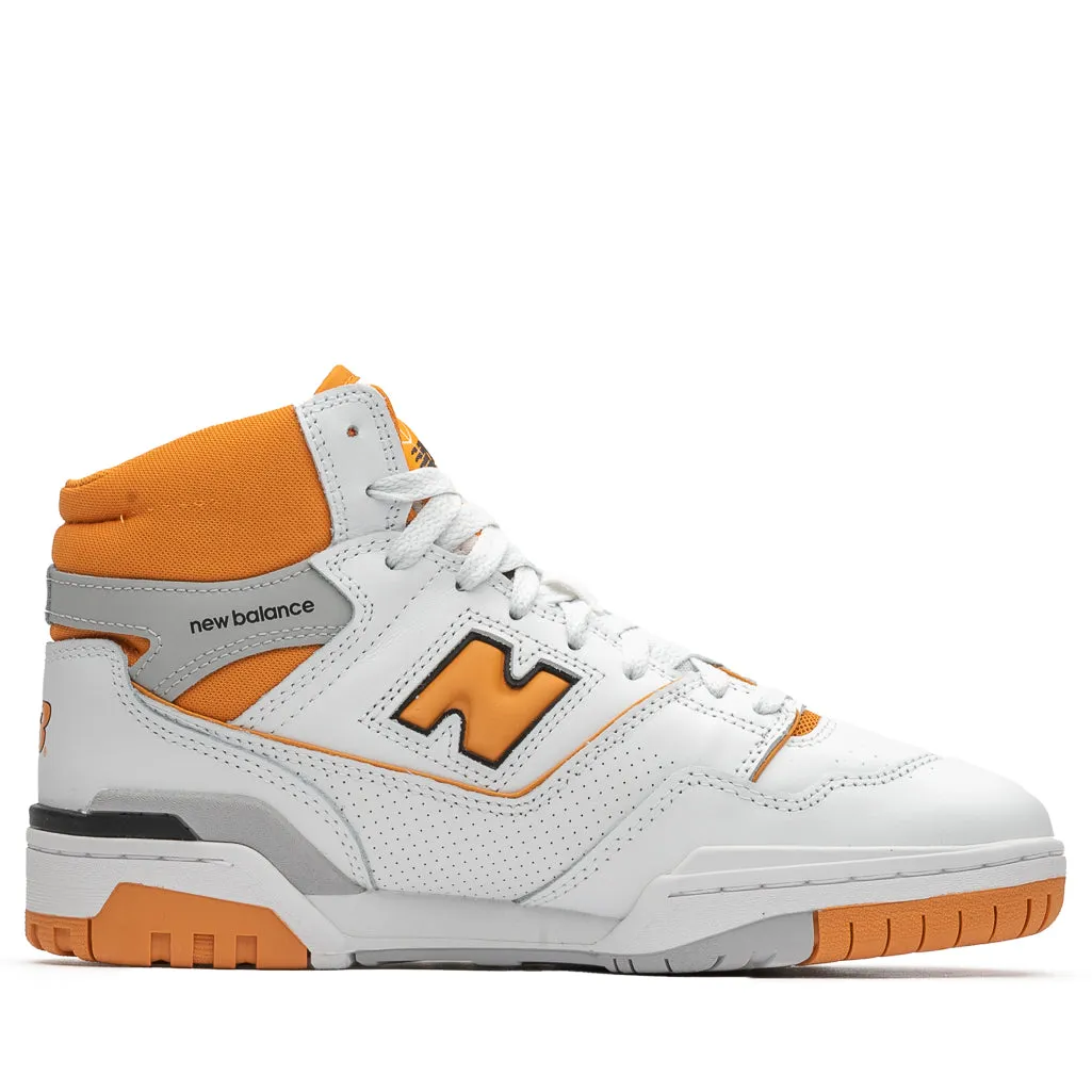 Active Steps Neutral Motion New Balance 650R - White/Canyon
