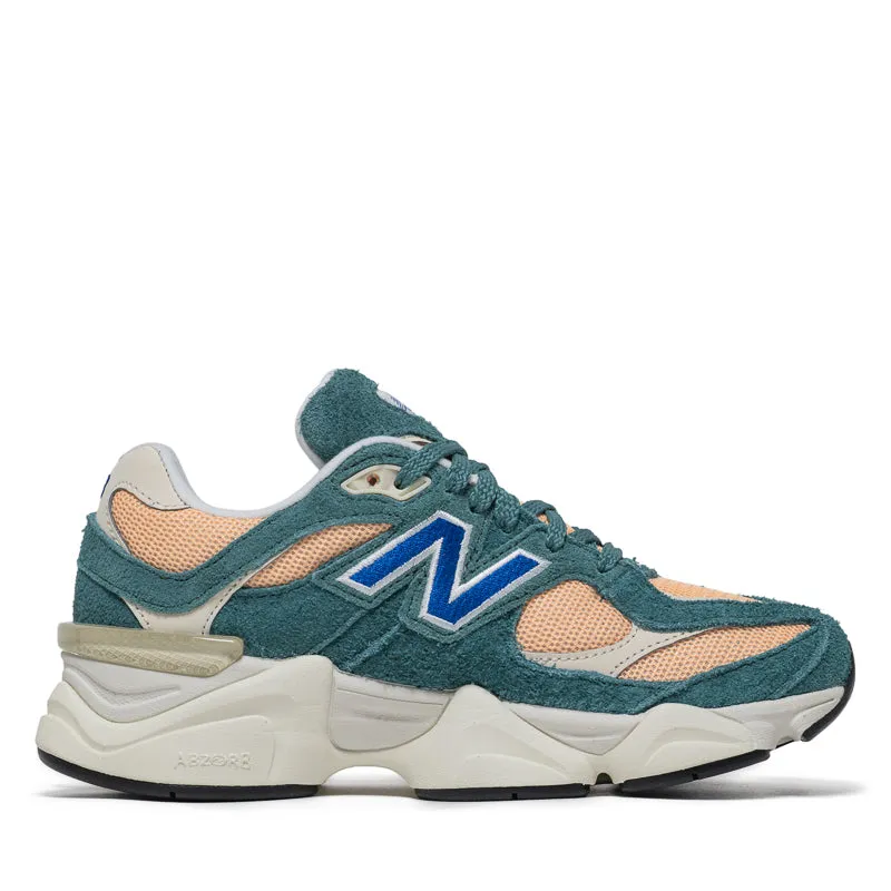 Seamless grip Reliable Performance New Balance 9060 (GS) - New Spruce/Peach Blossom
