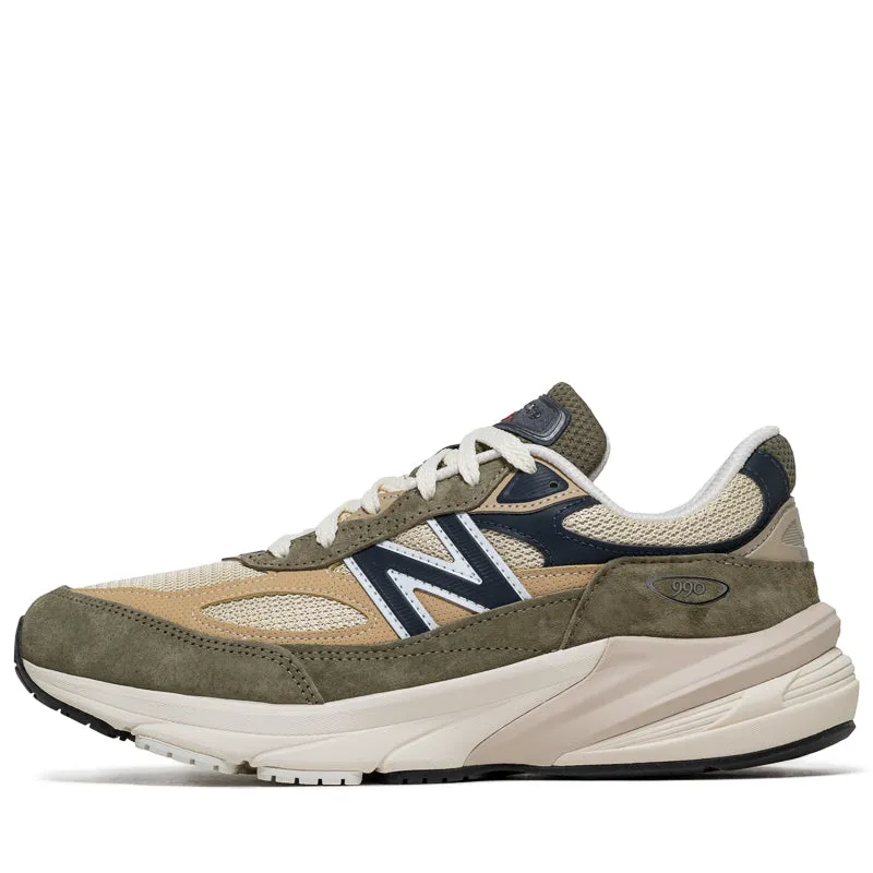 Lace Up Closure Mechanism New Balance Made in USA 990v6 - Dark Camo/Incense