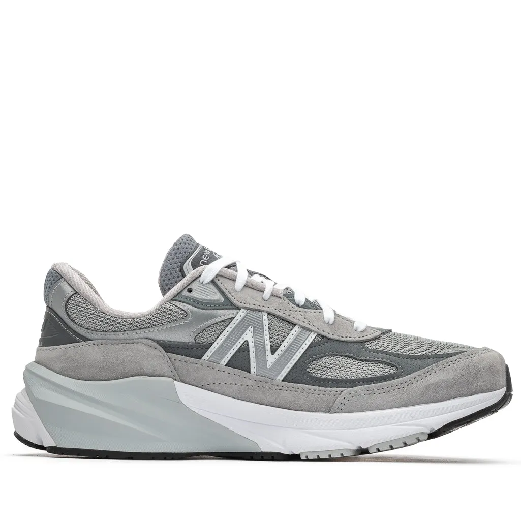 New Balance Made in USA 990v6 - Grey Shock Absorbing Rubber Flexible Traction