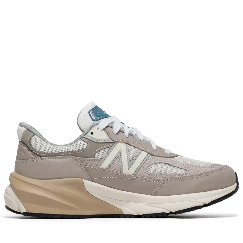 New Balance Made in USA 990v6 - Light Mushroom/Moonrock Reinforced Stitching