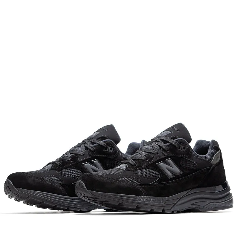 New Balance Made in USA 992 - Black Supportive Heel Counter