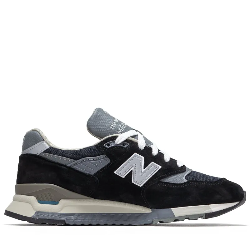 New Balance Made in USA 998 - Black/Silver Timeless Look