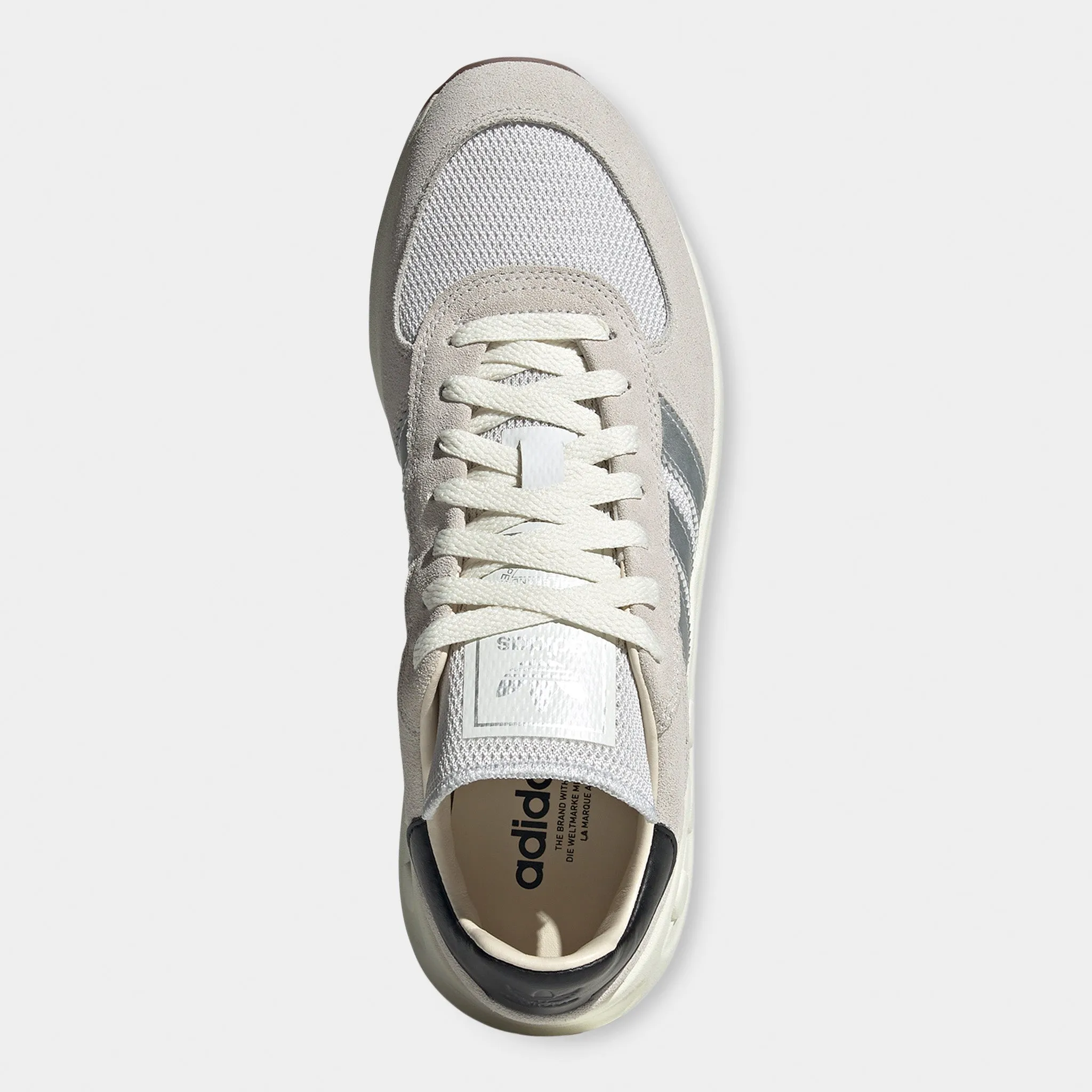 Effortless Fit adidas LA Trainer Lux White / Silver - Core