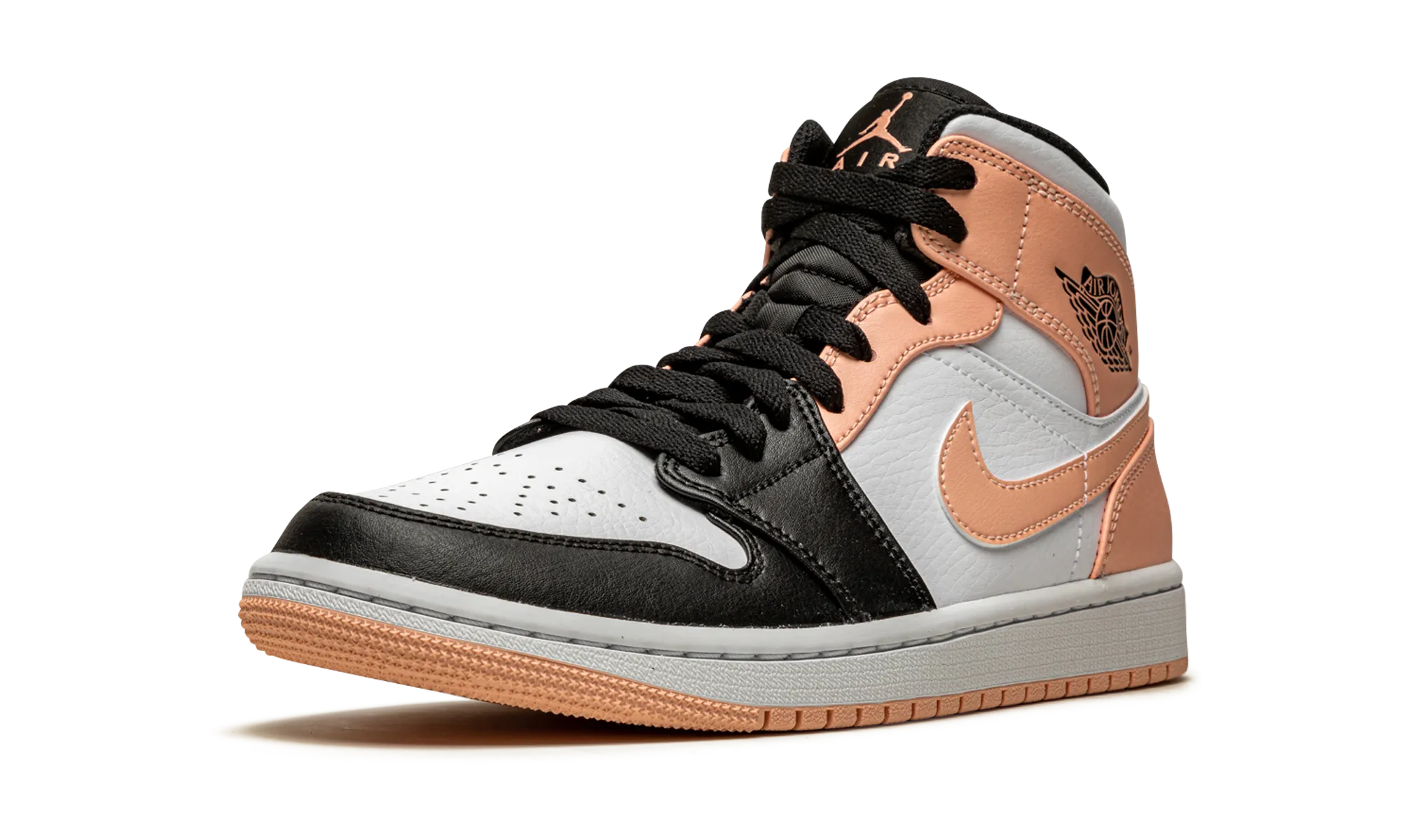 Air Jordan 1 Mid "Crimson Tint" Elastic Bands Free Motion