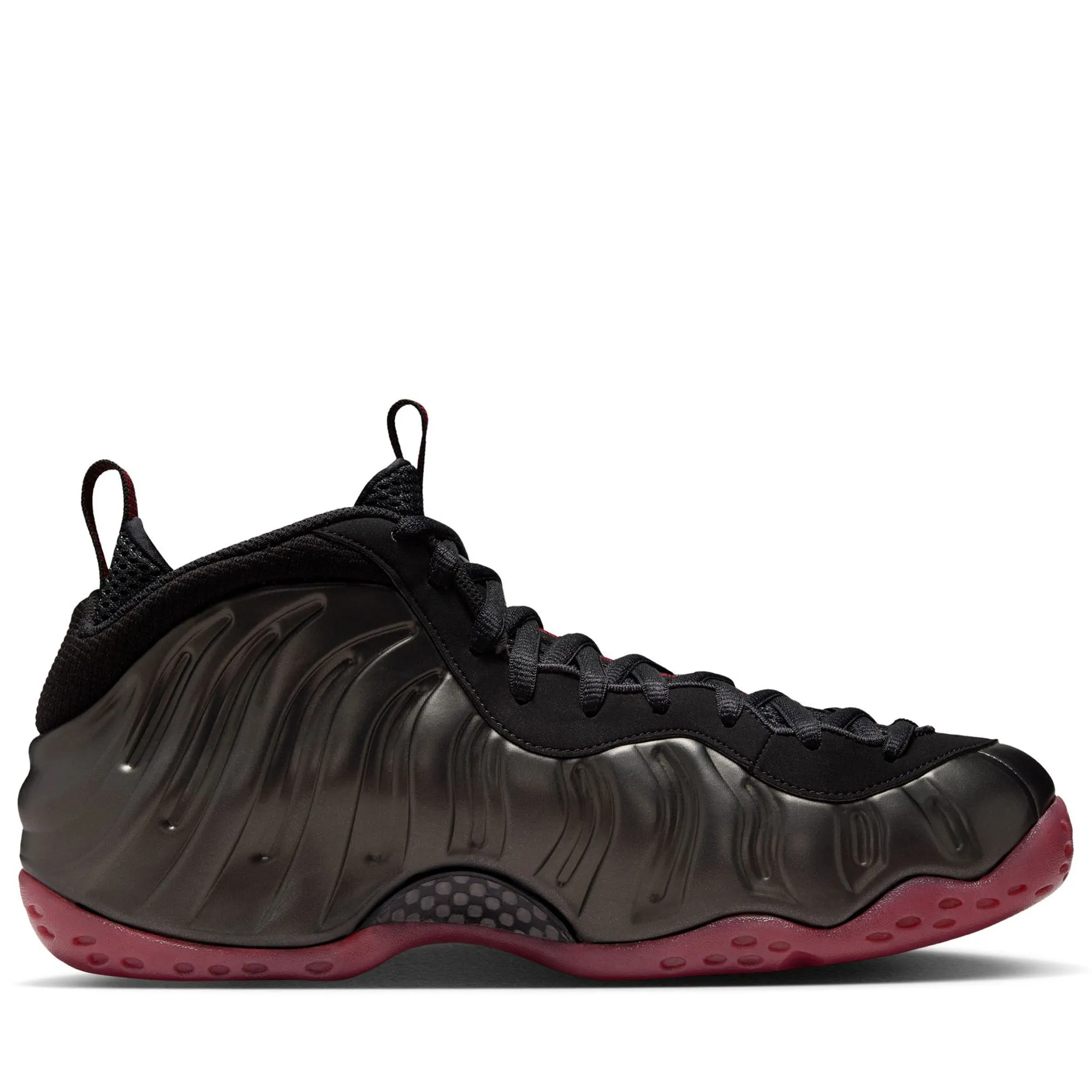 Nike Air Foamposite One 'Cough Drop' - Black/Varsity Red Sidewalk Ready