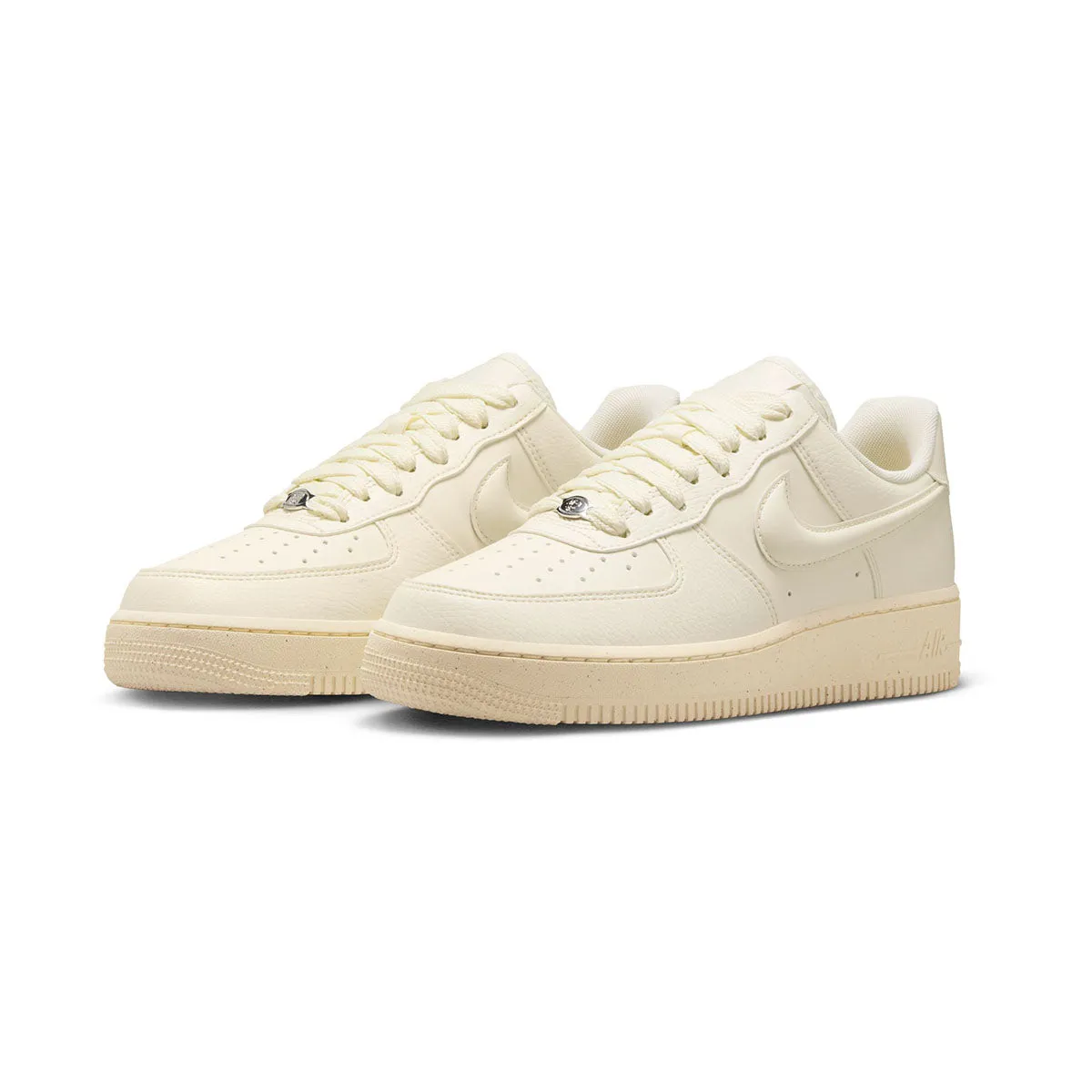 Nike Air Force 1 '07 'Coconut Milk Bulbous Swoosh' Women's Shoes Comfort System
