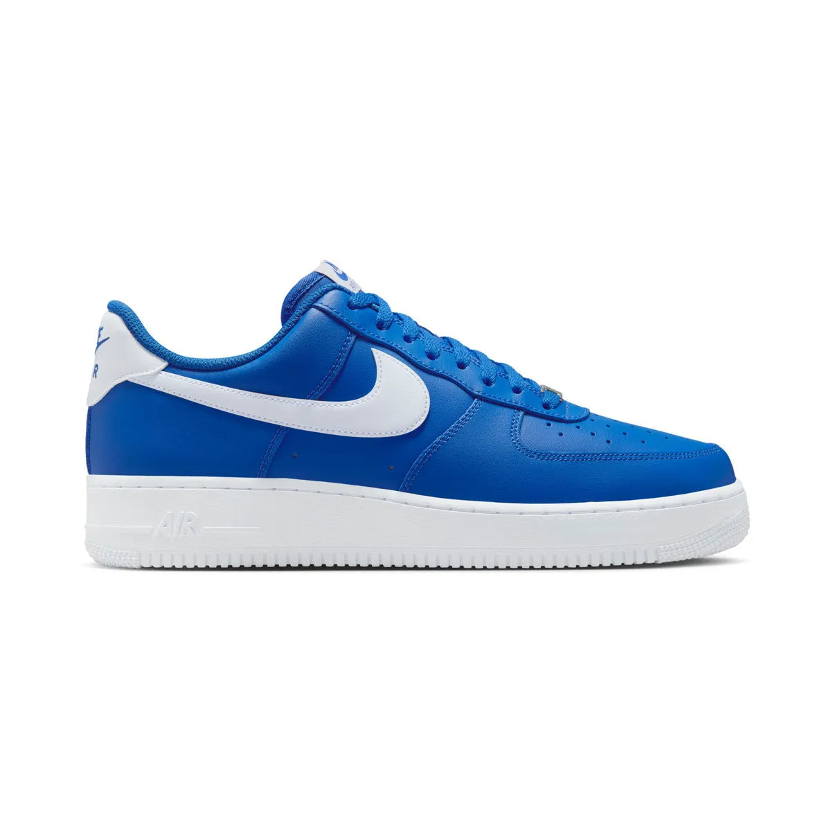 Soft Leather Finish Nike Air Force 1 '07 'College Blue White' Men's Shoes